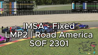 IMSA Fixed  Road America  2024 S4W11  SOF 2301 [upl. by Blondie437]