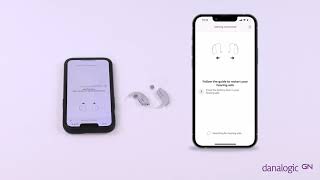 How to connect danalogic Ambio hearing aids to the BeMore app on iOS devices [upl. by Llorrad]