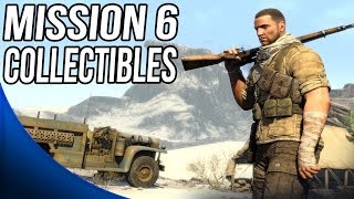 Sniper Elite 3  Mission 6 Kasserine Pass ALL Collectibles Locations [upl. by Edvard]