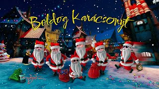 ΞLSŐ ΞMΞLΞT  Boldog Karácsonyt  2023 Official Lyric Video [upl. by Trahurn]