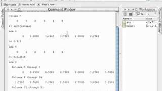 Vectors in MATLAB [upl. by Ilaw320]