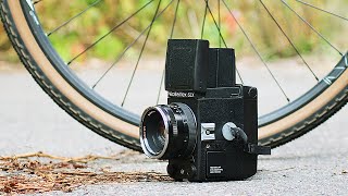 Biking with a Rolleiflex SLX Camera  September 2018 [upl. by Seerdi]