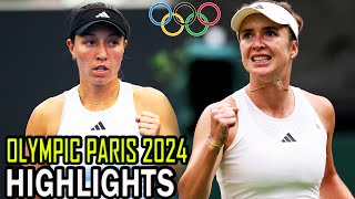 Jessica Pegula vs Elina Svitolina Highlights  Olympic 2024 [upl. by Stirling]