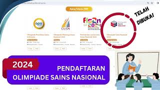 Cara Daftar OSN SMP 2024 LENGKAP Pendaftaran OSN 2024 [upl. by Asilim]