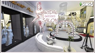 WEDDING DRESSES Shop Sims 4 Speed Build 💍👗  NO CC  Sims 4 My Wedding Stories Game Pack 💓💞 [upl. by Anerb]