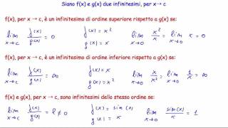 Definizione di infinitesimo e confronto tra infinitesimi [upl. by Frasquito227]