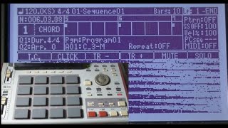 Step recording of chords MPC1000 amp MPC2500 [upl. by Sudnac]