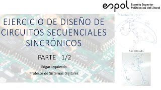 Ejercicio de Diseño de Circuitos Secuenciales Sincrónicos Parte 12 [upl. by Hammock29]