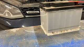 Vw Golf Alltrack Battery Replacement [upl. by Doe]