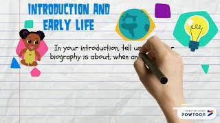 How to Write a Biography for kids [upl. by Aihsercal]