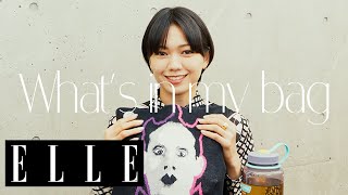 二階堂ふみのバッグの中身はサステナブル！思いの詰まったアイテムを紹介 ｜whats in my bag｜ ELLE Japan [upl. by Ahsilrae]