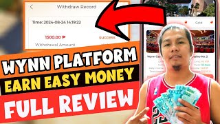 WYNN INVESTMENT PLATFORM FULL REVIEW EARN EASY MONEY ON THIS PLATFORM NEW EARNING AND LONGTERM [upl. by Ahsitel]