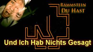 KARAOKE  Rammstein  Du Hast [upl. by Lledniuq]