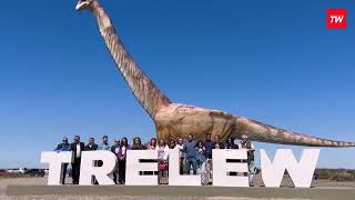 Merino inauguró el Centro de Visitantes del Patagotitan Mayorum [upl. by Oap]