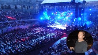 Concert de Florent PAGNY juillet 2015 ARENES DE NIMES [upl. by Blaise]