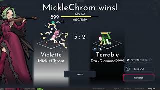 TOP LEVEL DUELISTS OF EDEN GAMEPLAY  MICKLE VIOLETTE  CHIRETTA VS WINDFALL TERRABLE TWO FT15S [upl. by Etnecniv]