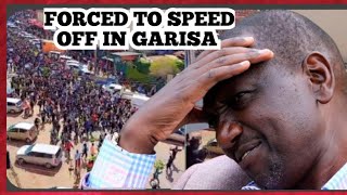 Breaking Ruto Chased In Garisa Forced To Speed Off Angry Protesters Mwizi Must Go [upl. by Elnore852]