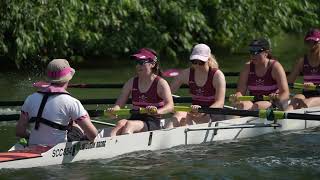 St Catharines W2 Division 3 Wednesday Cambridge May Bumps 2023 slow motion [upl. by Ohnuj964]