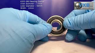 17mm inner diameterBoreID bearings Comparison 62032RS vs 60032RS or AKA 6203RS versus 6003RS [upl. by Aihseit]