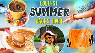 Coolest SUMMER HACks Ever  Skin Care Tips amp Tricks  CookWithNisha [upl. by Dustman]