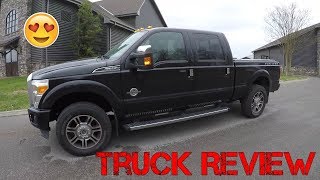 2014 Ford F350 Platinum 67L Powerstroke Truck review [upl. by Areemas910]