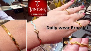 Latest 22k Daily Wear Gold Bracelet Designs with PriceBracelet Gold DesignTanishqBangaloreDeeya [upl. by Kcirrek]