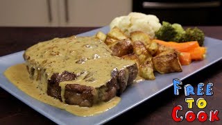 How to Cook Creamy Pepper Sauce for a Scotch Fillet Steak Sauce au Poivre [upl. by Galasyn]