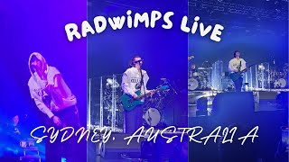 RADWIMPS Live Sydney Australia 2023 Concert Radwimps Live Hyperventilation ハイパーベンチレイション [upl. by Llorrac]