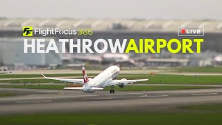 Heathrow Airport Live  Sunny Saturday 30th March 2024 [upl. by Rosalyn56]