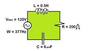 Physics 49 RCL Circuits 1 of 2 Reactance and Impedance explained example [upl. by Sad]