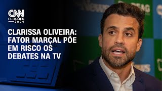 Clarissa Oliveira Fator Marçal põe em risco os debates na TV  LIVE CNN [upl. by Kramlich]