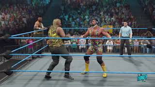 Steiner Brothers Vs Nasty Boys Wcw 2k23 [upl. by Ahtelahs]