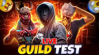 GUILD TESTING  HARDEST 🔥 GUILD TEST LIVE  FF TEAMCODE GUILD TEST freefirelive totalgaming ff [upl. by Eaver]