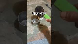 Diy gas stove for outdoorcamping bushcrafting [upl. by Edme]