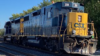 CSX L112 light power arrives in Brunswick during Raildays on 100524 [upl. by Ellevart206]