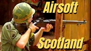 Airsoft War  Bren Gun Garand M1A1 POW Scotland [upl. by Adey]