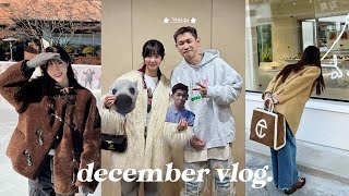 12월 VLOG 크러쉬 만났어요🙈 플리마켓✴︎하얏트 아이스링크 데이트✴︎그로브스토어 신상 입어보기✴︎크러쉬 크리스마스 콘서트✴︎성수동 핫플 투어💕 [upl. by Leigh]