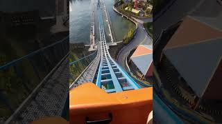 Water Coaster 33 dc rollercoaster themepark poland attraction fypシ゚viral fyp weekend park [upl. by Godred]