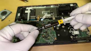 How to reapply thermal paste on ANY laptop [upl. by Alrick786]