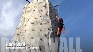 Rock Wall Rental Murrieta Rock Wall Rental Temecula Rock Wall Riverside Southern California [upl. by Nilyarg]