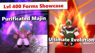 Purificated Majin amp Cell Ultimate Evolution Forms Showcase  DBZ Online Generations [upl. by Shepperd]