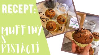 RECEPT Pistáciové proteinové muffiny  by Jenny Tailor [upl. by Nathalia]