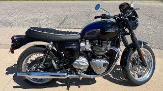 2024 Triumph Bonneville T120 Stealth Edition first look [upl. by Esta]