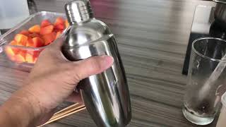 How to open a jam cocktail shaker cap [upl. by Ennaxxor]