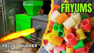 Pellet Burner Continuous Fryums Line Tips and Tricks for Maintenance and Longevity WOODPELLETS [upl. by Hairu]