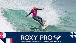 Fitzgibbons vs WestonWebb vs Callaghan  Round Three Heat 4  2018 Roxy Pro France [upl. by Wina]