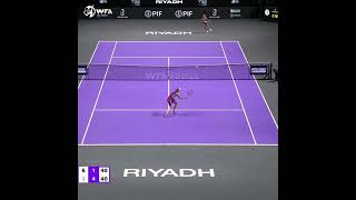 Elena Rybakina vs Qinwen Zheng  WTA Final Riyadh elenarybakina wtafinalsriyadh [upl. by Sille]