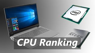 Laptop Processors Ranking 2020 [upl. by Corella]