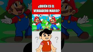 ¿QUIÉN ES EL VERDADERO MARIO quiz trivia [upl. by Ztirf]