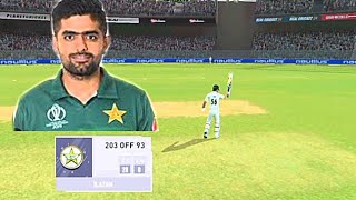 Babar Azam Showing His Batting Skills Against England In Test Match  RC 24 [upl. by Eisserc]